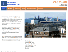 Tablet Screenshot of paramounttechnologiesinc.com